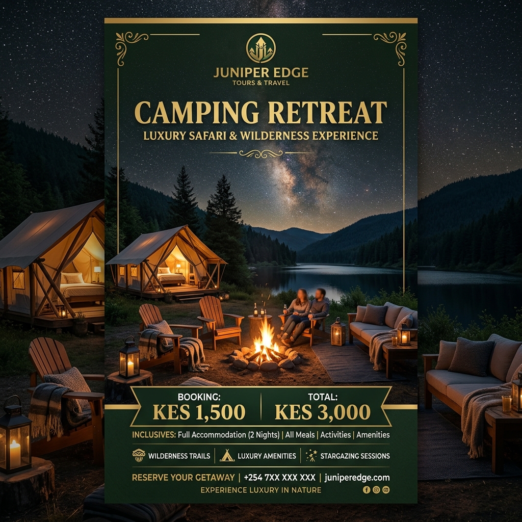 Camping Retreat Poster