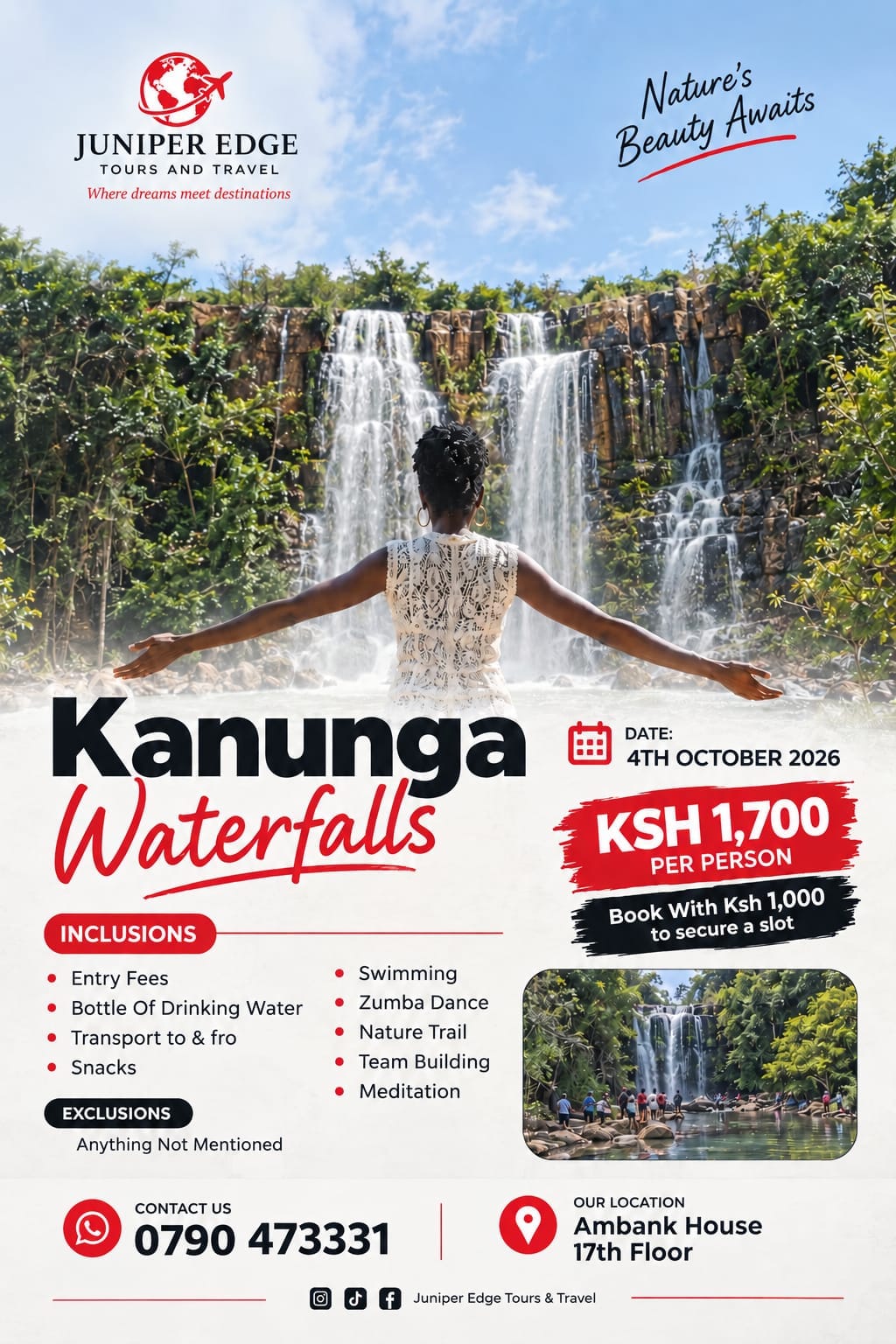 Kanunga Falls Waterfall Adventure