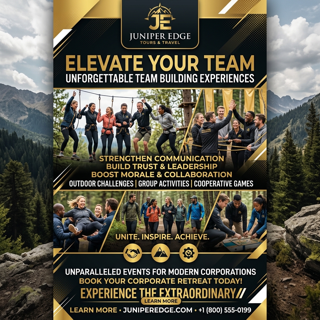 Corporate Team Building Poster